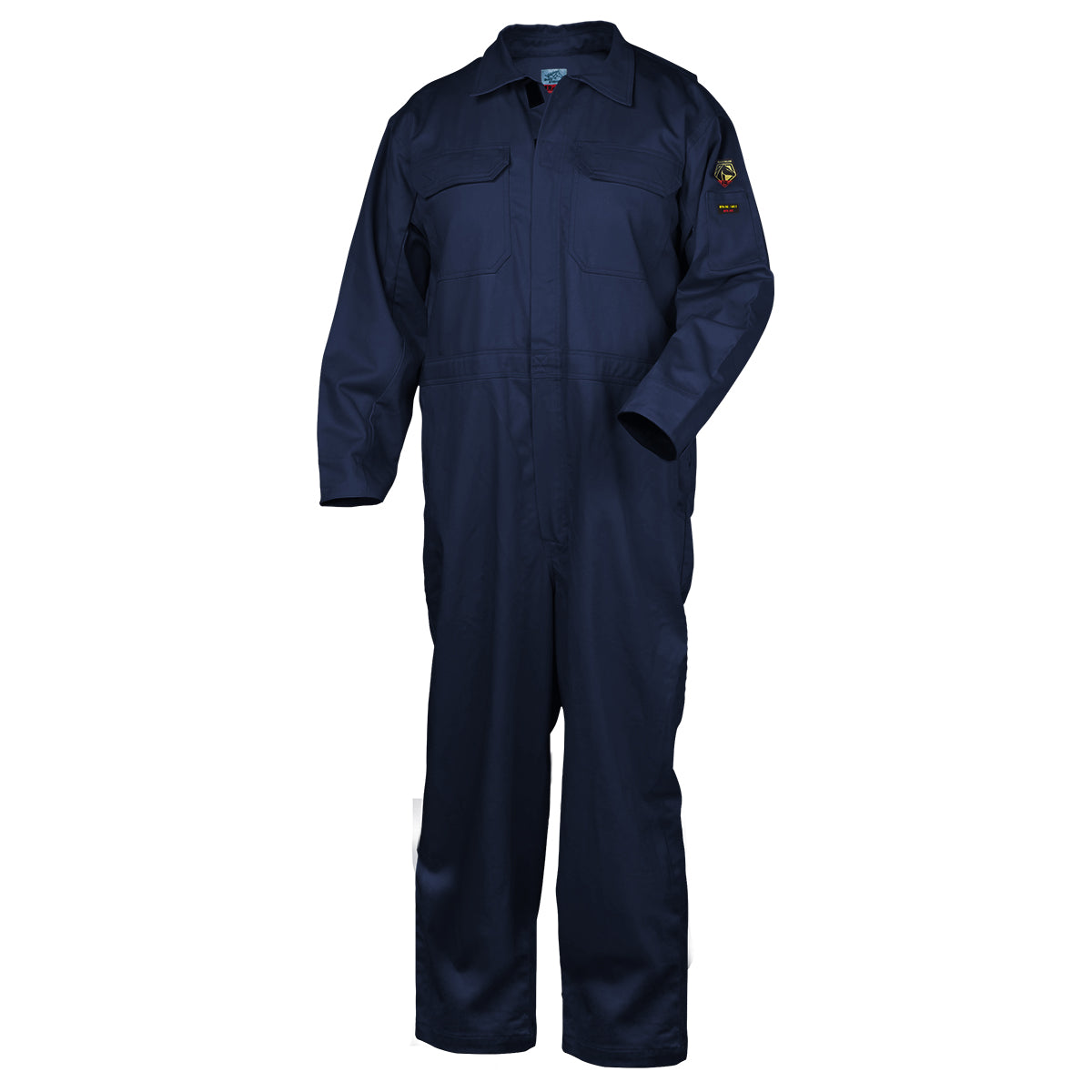 Black Stallion Deluxe 9 oz. FR Cotton Coverall, Navy Blue - CF2215-NV