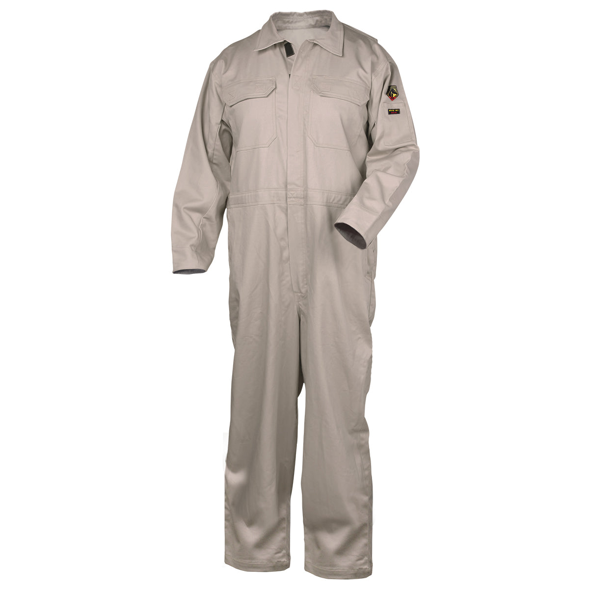 Black Stallion Deluxe 9 oz. FR Cotton Coverall, Stone Khaki - CF2215-ST