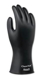 Ansell Black AlphaTec 38-514 Butyl Polymer Chemical Resistant Gloves