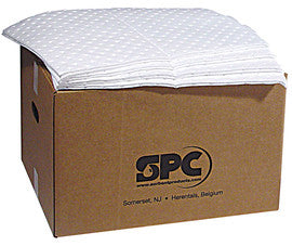 Brady® 15" X 19" SXT® Blue And White Polypropylene Sorbent Pad