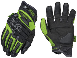 Mechanix Wear Size 10 Hi-Viz Yellow M-Pact® 2 Armortex® And TrekDry® Full Finger Anti-Vibration Gloves With Extended Neoprene Cuff