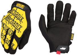 Mechanix Wear Size 8 Black And Yellow The Original® Leather And TrekDry® Full Finger Mechanics Gloves With Hook and Loop Cuff