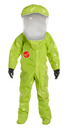 DuPontYellow Tychem® 10000, 28 mil Encapsulated Training Chemical Protective Suit With Expanded Back And Front Entry