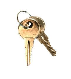 Justrite® 7" W X 6" D" Yellow Brass Key Set