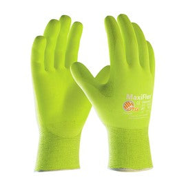 Protective Industrial Products Large MaxiFlex® Ultimate by ATG® Nitrile Coated Work GlovesWith Lycra®/Nylon Liner And Knit Wrist