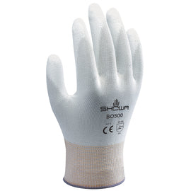 SHOWA™ 13 Gauge Polyurethane Palm Coated Work Gloves With Nylon Knit Liner And Knit Wrist Cuff