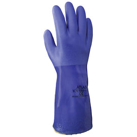 SHOWA® Blue ATLAS® Kevlar® Lined Kevlar® And PVC Chemical Resistant Gloves