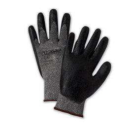 Protective Industrial Products Large G-Tek® 13 Gauge Polyurethane Palm And Finger Coated Work Gloves With Nylon Liner And Continuous Knit Wrist