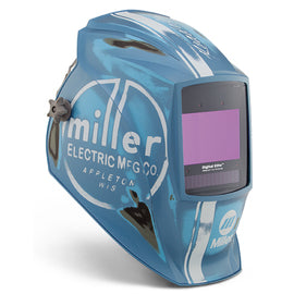 Miller Digital Elite Blue/White Welding Helmet With 9.2 sq in Variable Shades 3, 5, 8, 13 Auto Darkening Lens