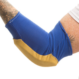 IMPACTO® Blue And Tan Polycotton/Lycra Elbow Pad