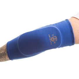 IMPACTO® Blue Polycotton/Lycra Elbow Protector With Memory Foam Padding