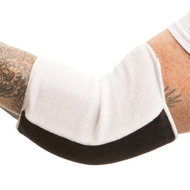IMPACTO® Large Black And White Rayon Elbow Protector