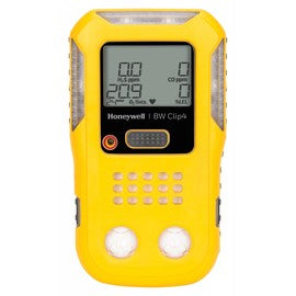 BW Technologies by Honeywell BW™ Clip4 Portable Hydrogen Sulfide, Combustible Gas, Oxygen And Carbon Monoxide Gas Monitor-eSafety Supplies, Inc