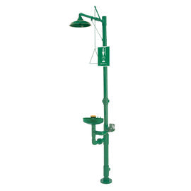 Haws® AXION® MSR Corrosion-Resistant Combination Shower, Eye And Face Wash Station