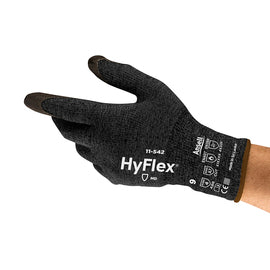 Ansell HyFlex® Kevlar®, Stainless Steel, Nylon And Spandex Cut Resistant Gloves With Nitrile Coated Palm