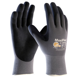 Protective Industrial Products X-Large MaxiFlex® Ultimate by ATG® Nitrile Palm And Finger Coated Work Gloves With Nylon/Lycra® Liner And Continuous Knit Wrist