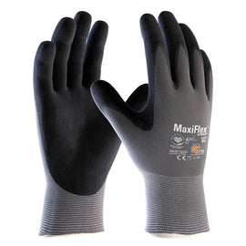 Protective Industrial Products X-Large AD-APT® by ATG® And MaxiFlex® Ultimate™ Nitrile Palm And Finger Coated Work Gloves With Lycra®/Nylon Liner And Continuous Knit Wrist