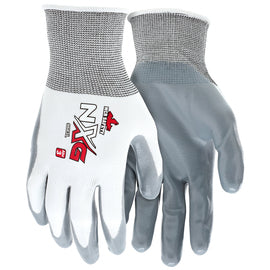 Memphis Glove Large UltraTech® 15 Gauge Nitrile Palm And Fingertips Coated Work Gloves With Nylon Liner And Knit Wrist