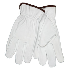 MCR Safety Medium Natural Goatskin Unlined Drivers Gloves