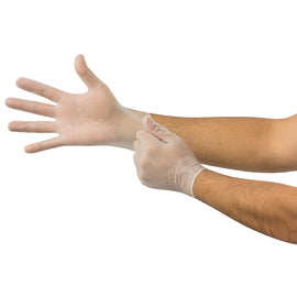 MICROFLEX DF-850 DERMA FREE Small Clear Microflex® Vinyl Disposable Gloves