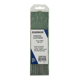 RADNOR™  Pure Tungsten Electrode Ground (10 Per Package)