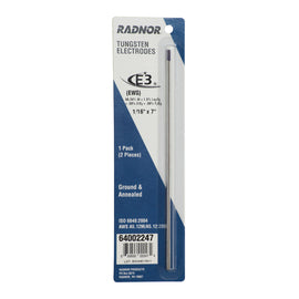 RADNOR™ E3™ Tungsten Electrode Ground (2,10 Per Package)