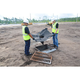UltraTech 60" X 60" X 18" Ultra-Drain Guard® Black Polypropylene Filters Hydrocarbons/Sediment/Oil