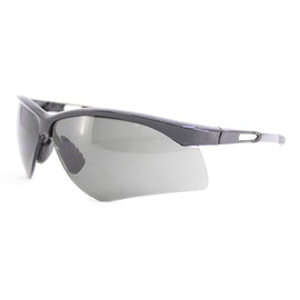 RADNOR™ Premier Series Black Safety Glasses With Gray Anti-Scratch Lens