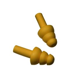 3M™ E-A-R™ Multi-Flange ABS/Elastomeric Polymer Uncorded Earplugs