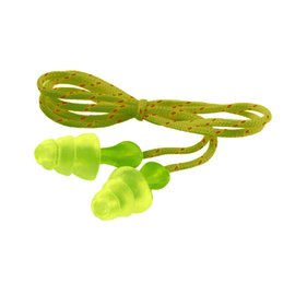 3M™ Multi-Flange ABS/Elastomeric Polymer Corded Earplugs