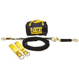3M™ DBI-SALA® 30' Sayfline™ Temporary Horizontal Kernmantle Rope Lifeline System (Includes Kernmantle Rope Lifeline With Tensioner, (2) Tie-Off Adapter And Anchor System With Storage Bag)