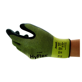Ansell HyFlex® Kevlar®, Nylon And Lycra® Cut Resistant Gloves With Nitrile Coating