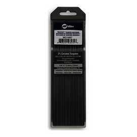 Miller® 1/16" X 7" 2% Ceriated Tungsten Electrode Ground (10 Per Package)