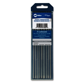 Miller® 1/16" X 7" 2% Lanthanated Tungsten Electrode Ground (10 Per Package)