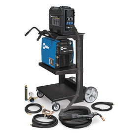 Miller AlumaFeed 350 MPa/MIGRunner 1 or 3 Phase MIG Welder With 208 - 575 Input Voltage, 425 Amp Max Output, SuitCase Push-Pull Wire Feeder, Air-Cooled Gun And Accessory Package