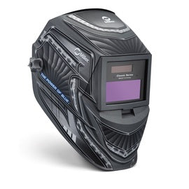 Miller Metal Matrix Black/Gray Welding Helmet With 5.2 sq in Variable Shades 3, 45516 Auto Darkening Lens