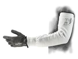 Ansell " Gray HyFlex® 13 Gauge INTERCEPT™ Technology A3 ANSI Level Cut Resistant Sleeve With Elastic Top Closure