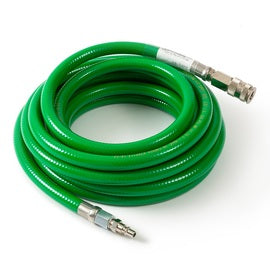 RPB Safety 3/8" 50' Heavy Duty Nickel/Steel/PVC/Nylon Flexible 300psi/15 CFM Flexible Airline Hose