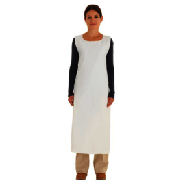 Ansell 33" X 44" White AlphaTec® 6 mil Vinyl/PVC Apron