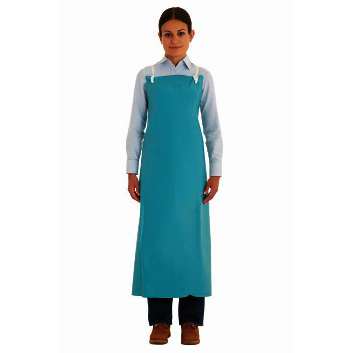 Ansell 33" X 44" Green AlphaTec® 18 mil Vinyl/PVC Apron