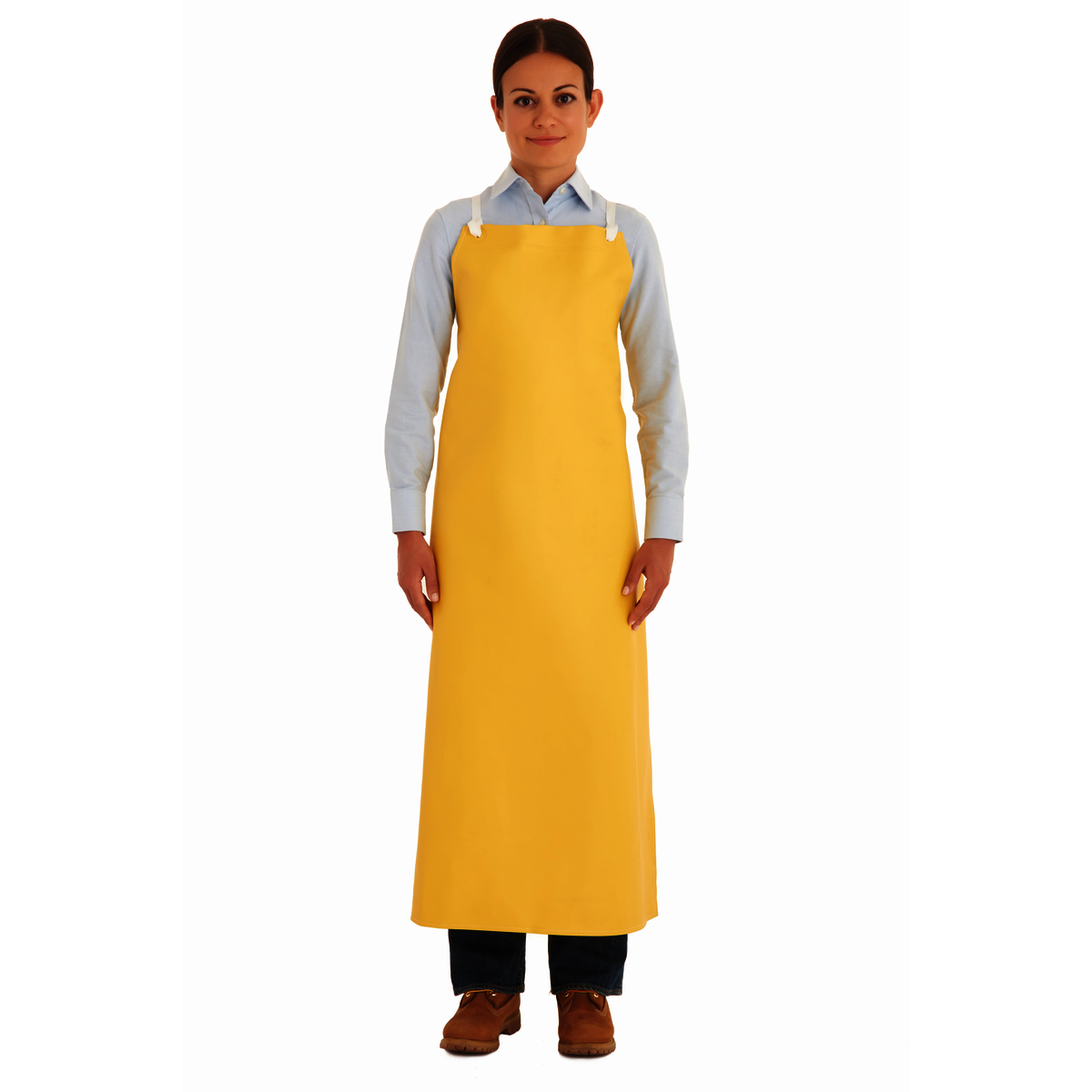 Ansell 35" X 48" Yellow AlphaTec® 7 mil Urethane Apron