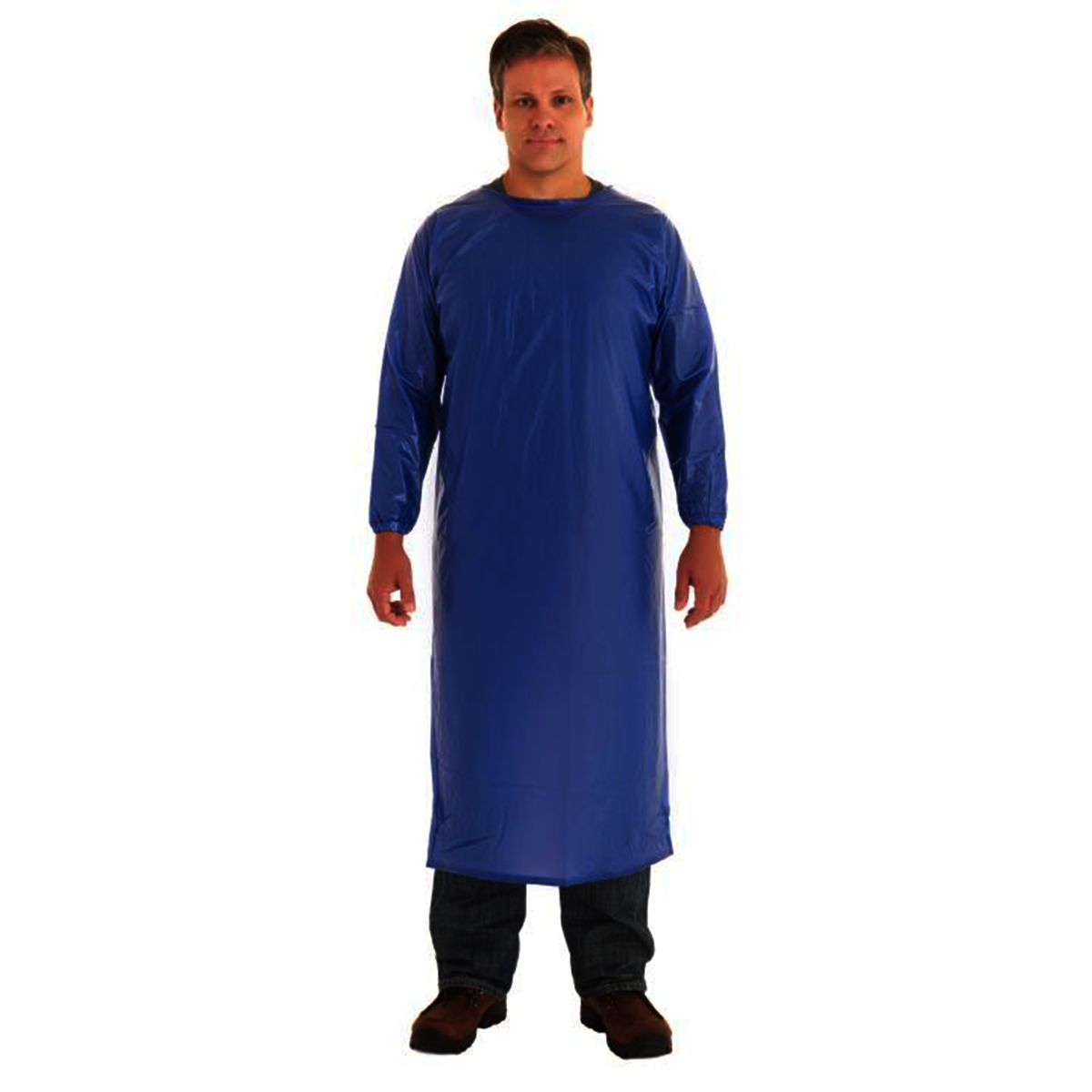Ansell Blue AlphaTec® 8 mil Vinyl/PVC Apron