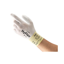 Ansell HyFlex® Polyurethane Coated Work Gloves With Nylon Liner And Knit Wrist