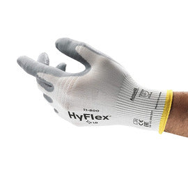 Ansell HyFlex® Foam Nitrile Coated Work Gloves With Nylon Liner And Knit Wrist
