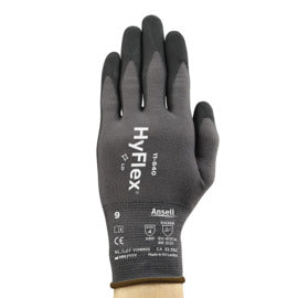 Ansell HyFlex® Foam Nitrile Coated Work Gloves With Nylon And Spandex Liner And Knit Wrist