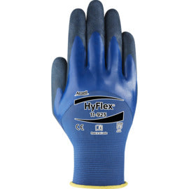 Ansell HyFlex® Nitrile 3/4 Dip Coated Work Gloves With Nylon And Spandex Liner And Knit Wrist