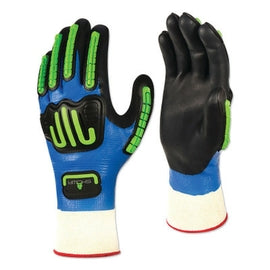 SHOWA™ 13 Gauge Foam Nitrile Full Hand Coated Work Gloves With Cotton And Polyester Liner And Knit Wrist Cuff