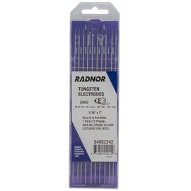 RADNOR™ E3™ Tungsten Electrode Ground (10 Per Package)
