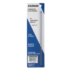 RADNOR™ 2% Lanthanated Tungsten Electrode Ground (2,10 Per Package)