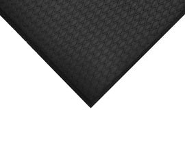 M+A Matting 2' X 15' Charcoal Nitrile/PVC-Blended Cushion Max™ Floor Mat